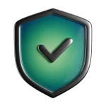 3D icon shield